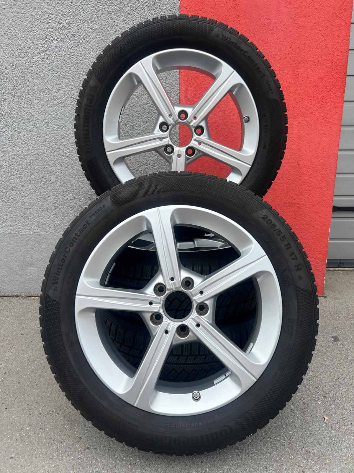 Mercedes A-Klasse B-Klasse CLA Winterradsatz – Originalfoto 1