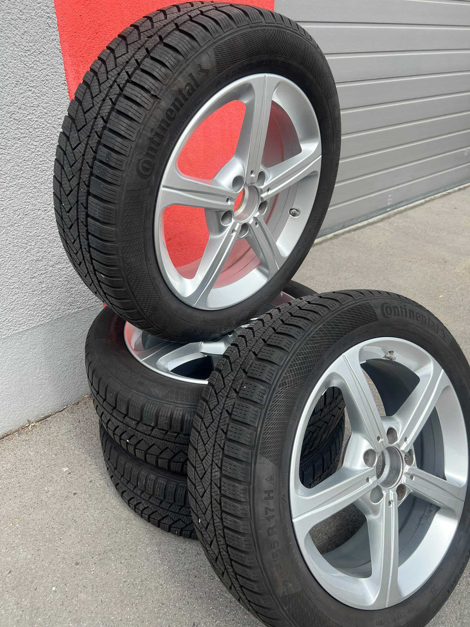 Mercedes A-Klasse B-Klasse CLA Winterradsatz – Originalfoto 4