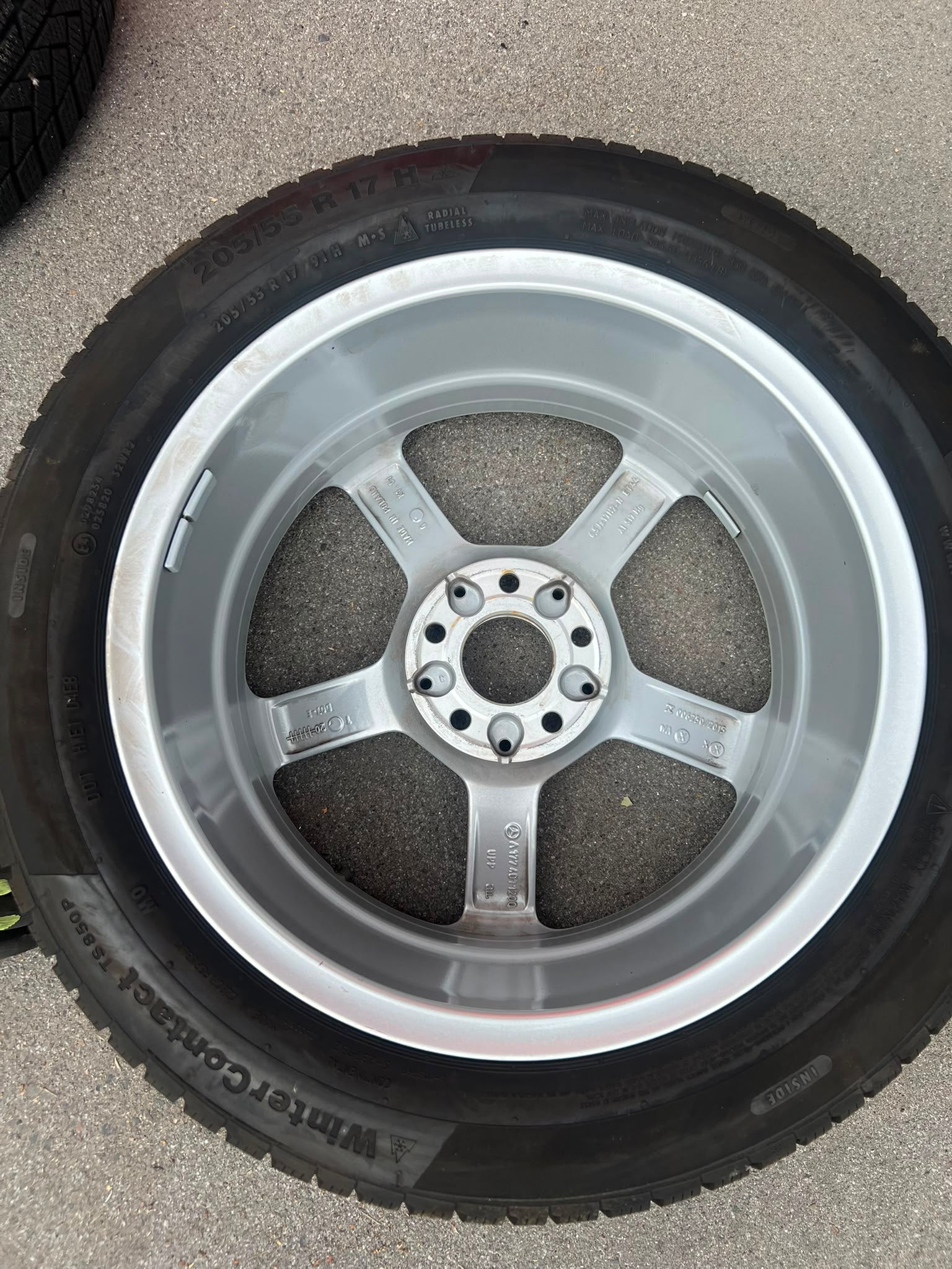 Mercedes A-Klasse B-Klasse CLA Winterradsatz – Originalfoto 13