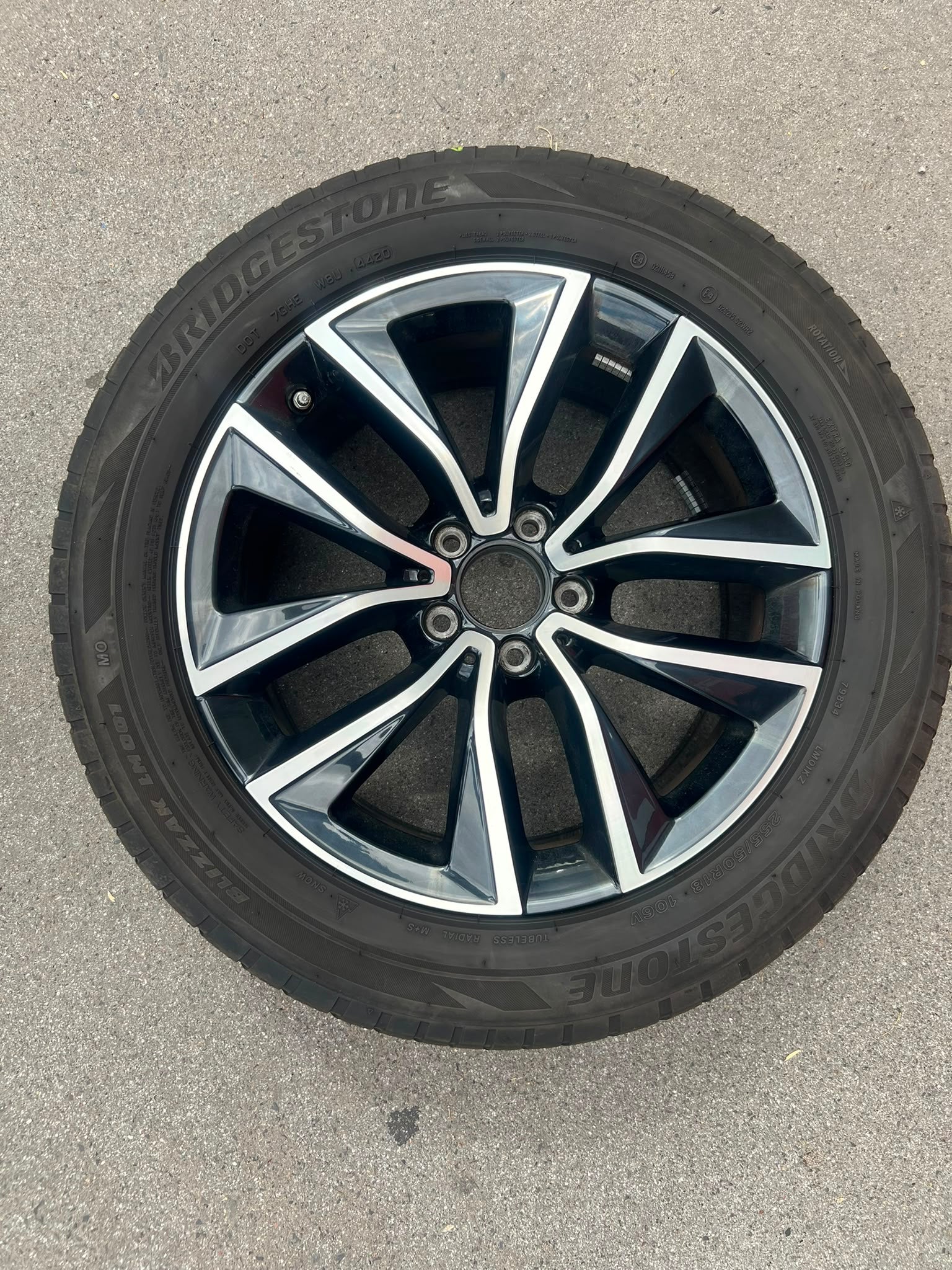 Original Mercedes S-Klasse W223 Winter-Einzelrad Ersatzrad 18 Zoll A2234012900 – Originalfoto 1