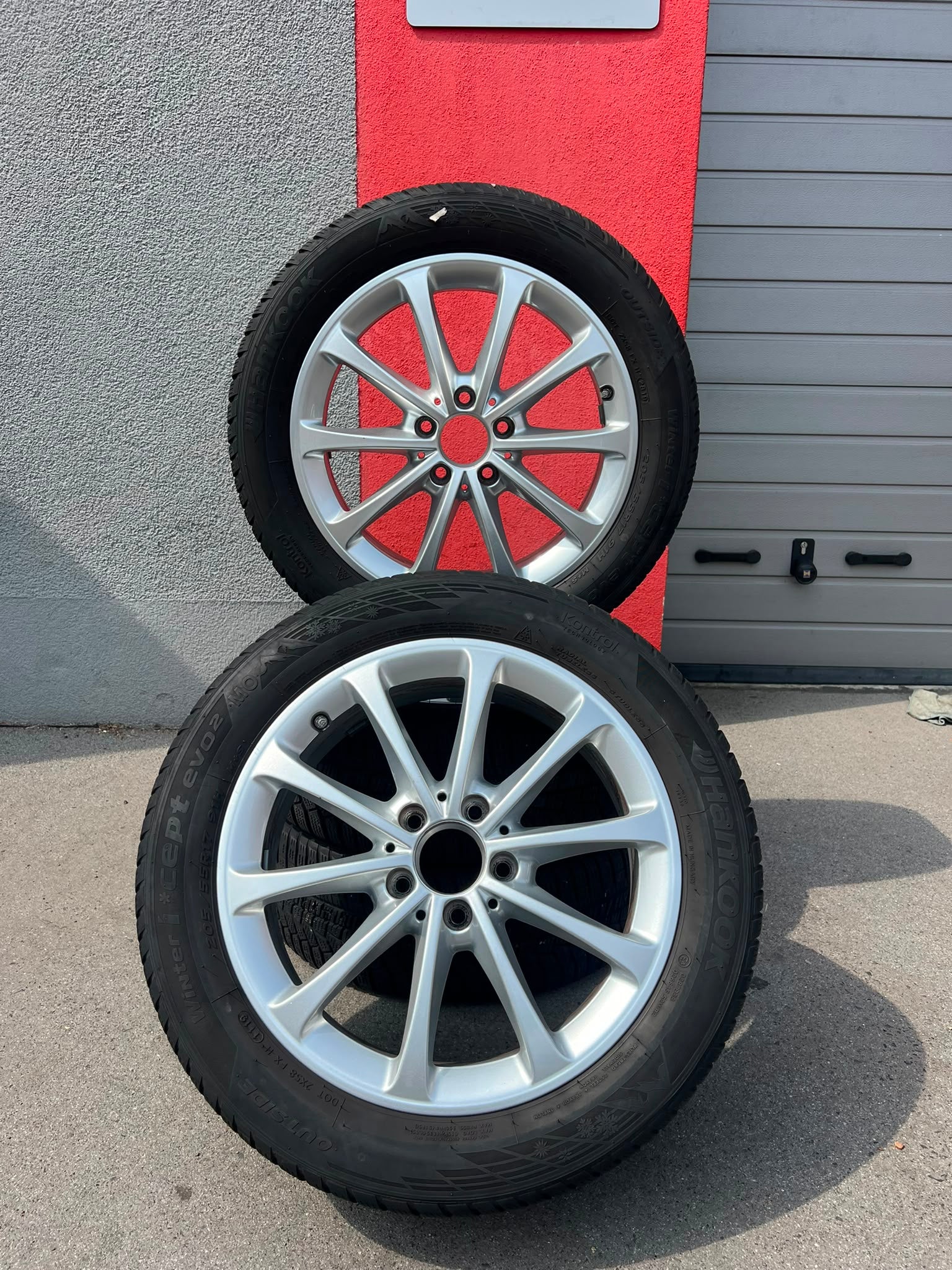 Original Mercedes A-Klasse B-Klasse CLA W177 W247 C118 Winterradsatz Kompletträder 17 Zoll A1774010300 – Originalfoto 2