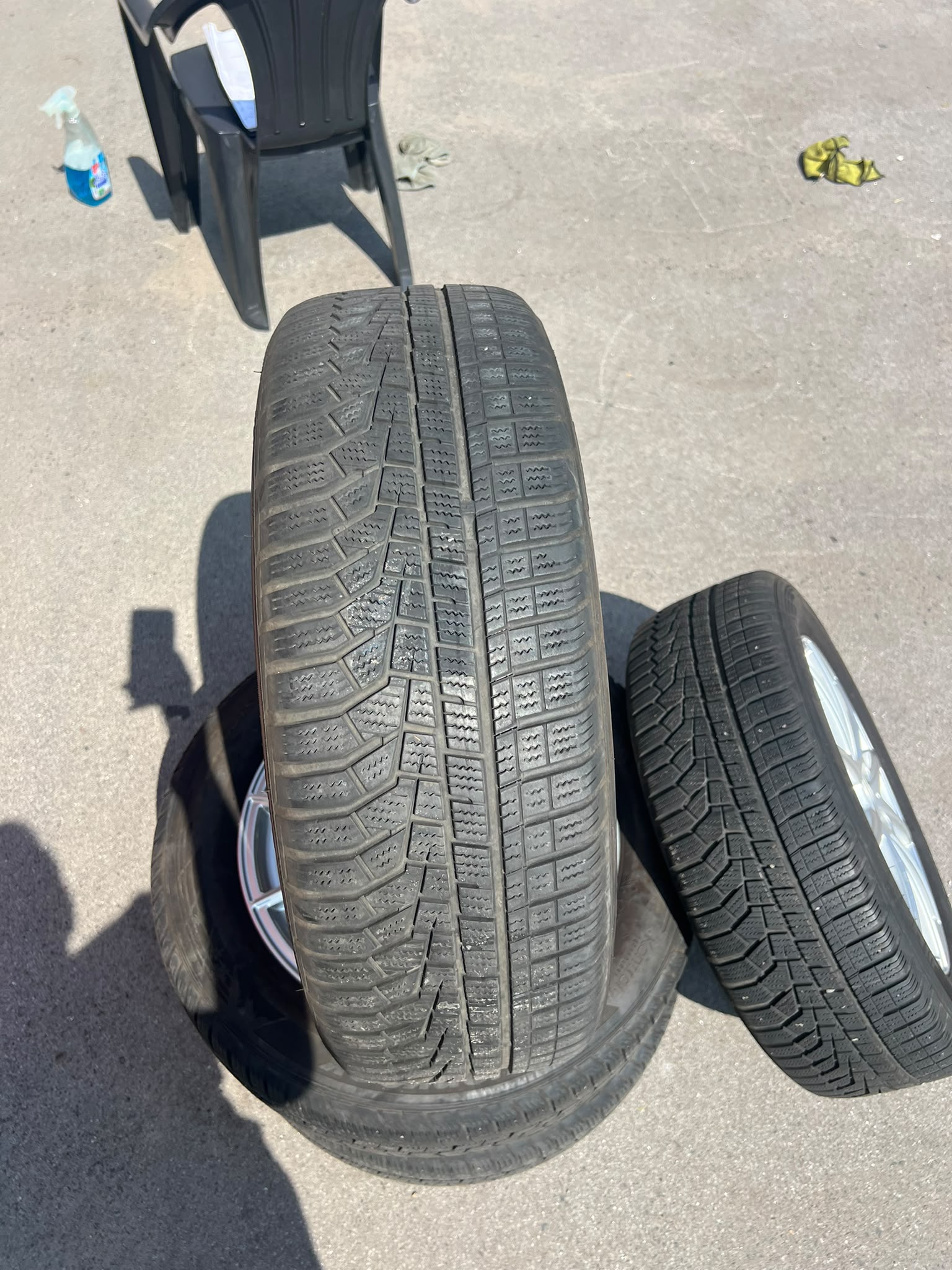 Original Mercedes A-Klasse B-Klasse CLA W177 W247 C118 Winterradsatz Kompletträder 16 Zoll A1774011100 – Originalfoto 3