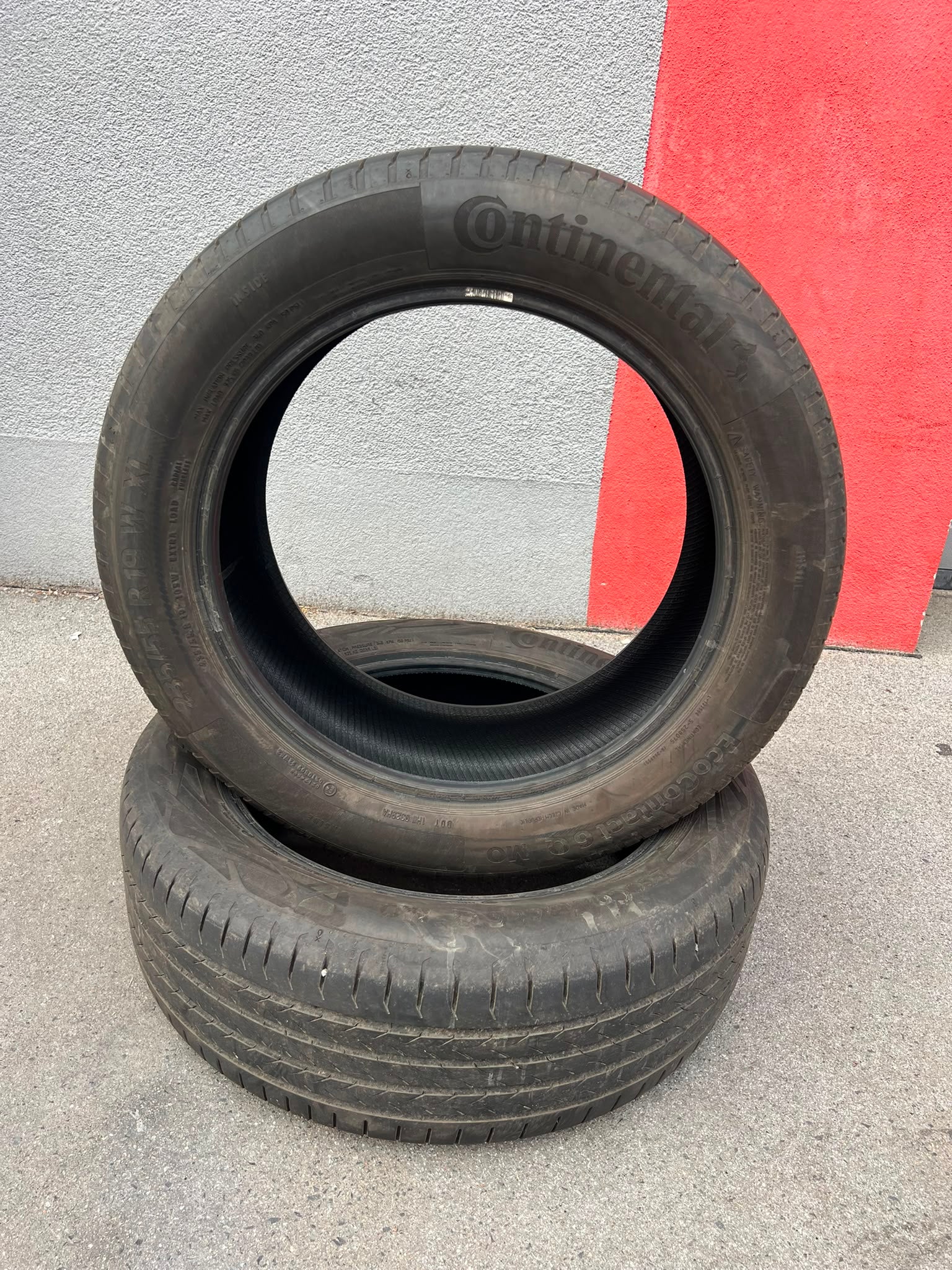 4x Continental EcoContact 6Q MO Sommerreifen 19 Zoll 235/55 R19 235/35 R19 – Originalfoto 1