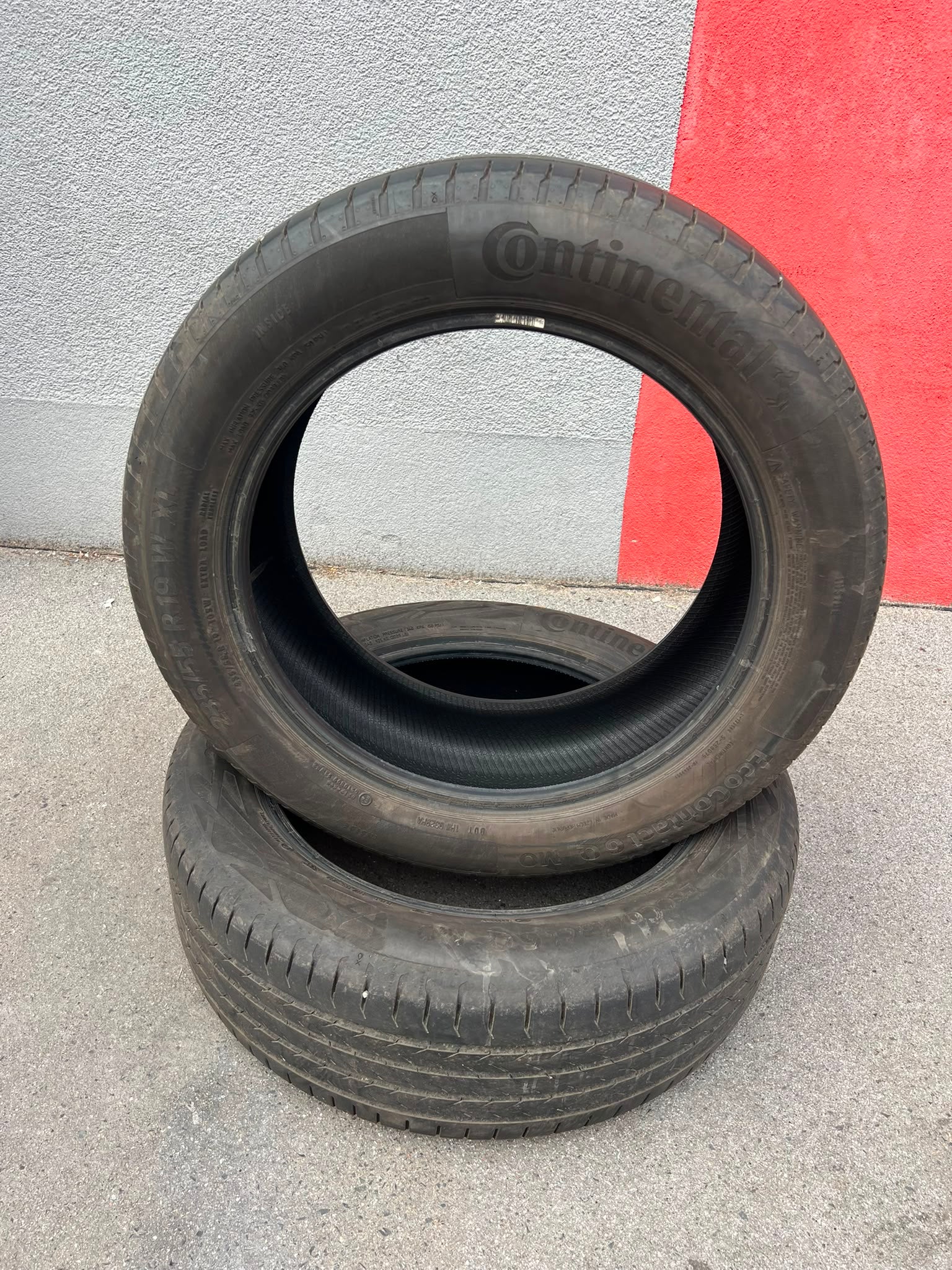 2x Continental EcoContact 6Q MO Sommerreifen 19 Zoll 235/55 R19 – Originalfoto 2