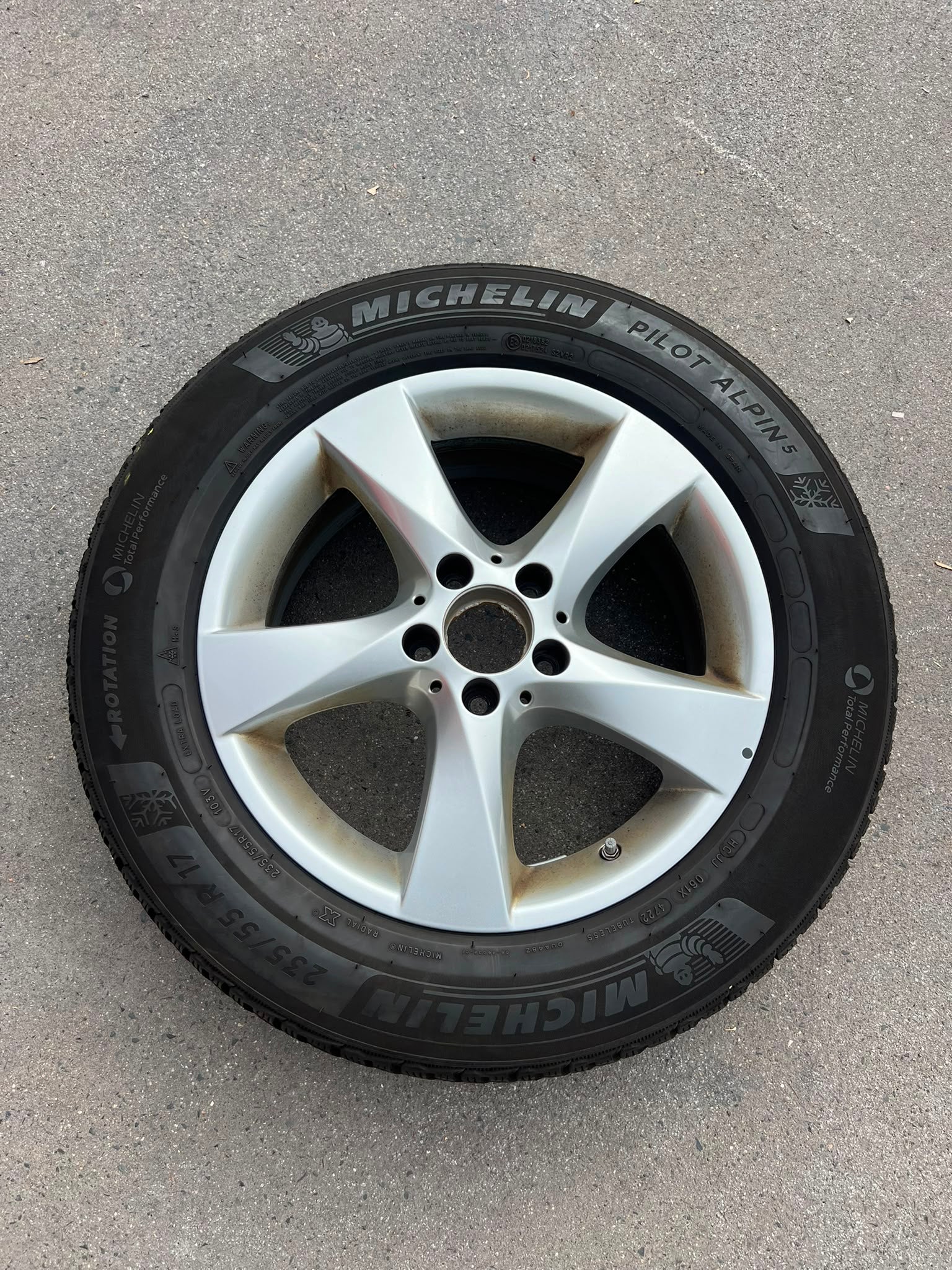 Original Mercedes V-Klasse Vito W447 Winterradsatz Kompletträder 17 Zoll A4474012200 – Originalfoto 7