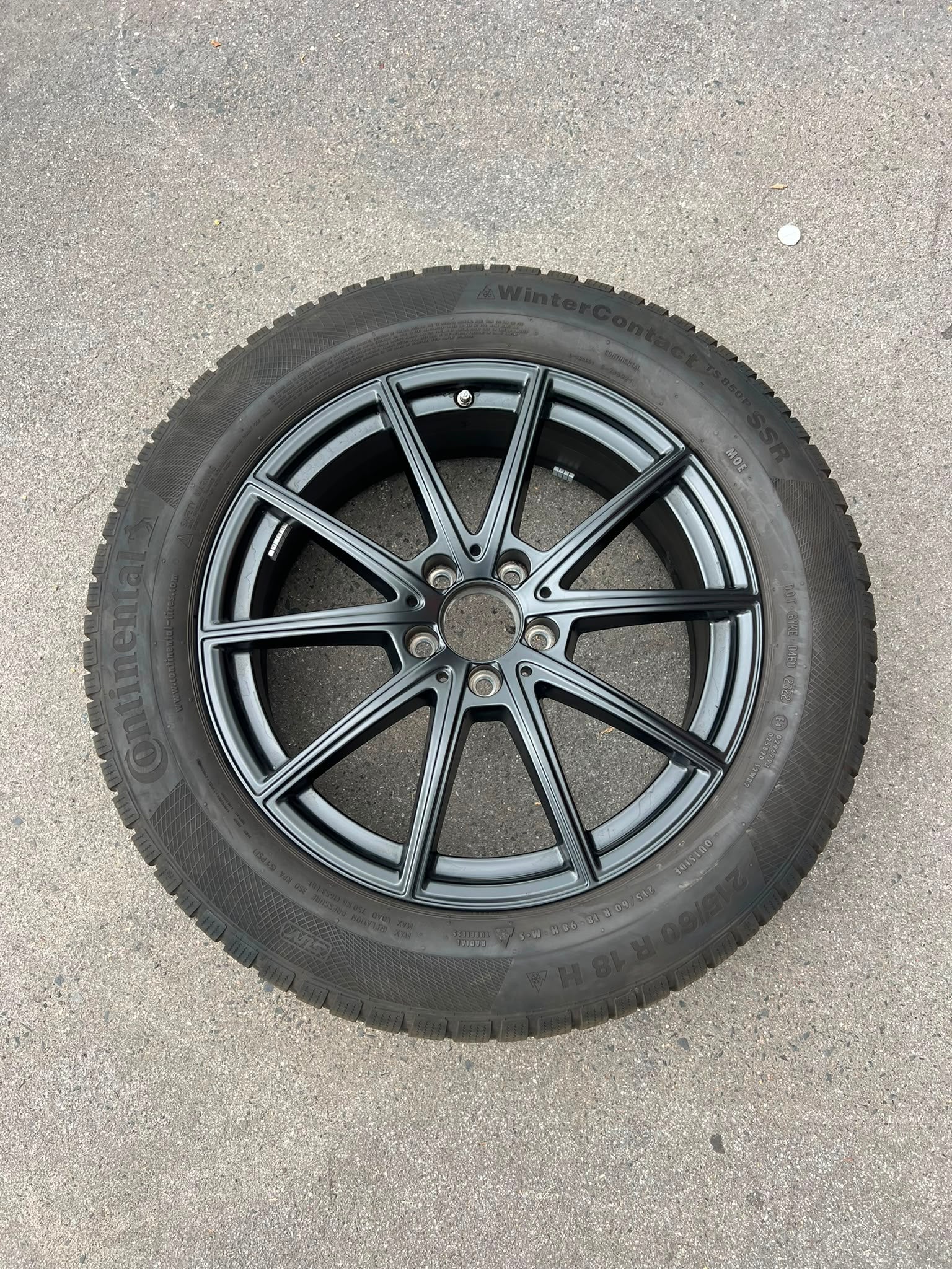 Original Mercedes GLA GLB H247 X247 Winterradsatz Kompletträder 18 Zoll A2474012600 – Originalfoto 6
