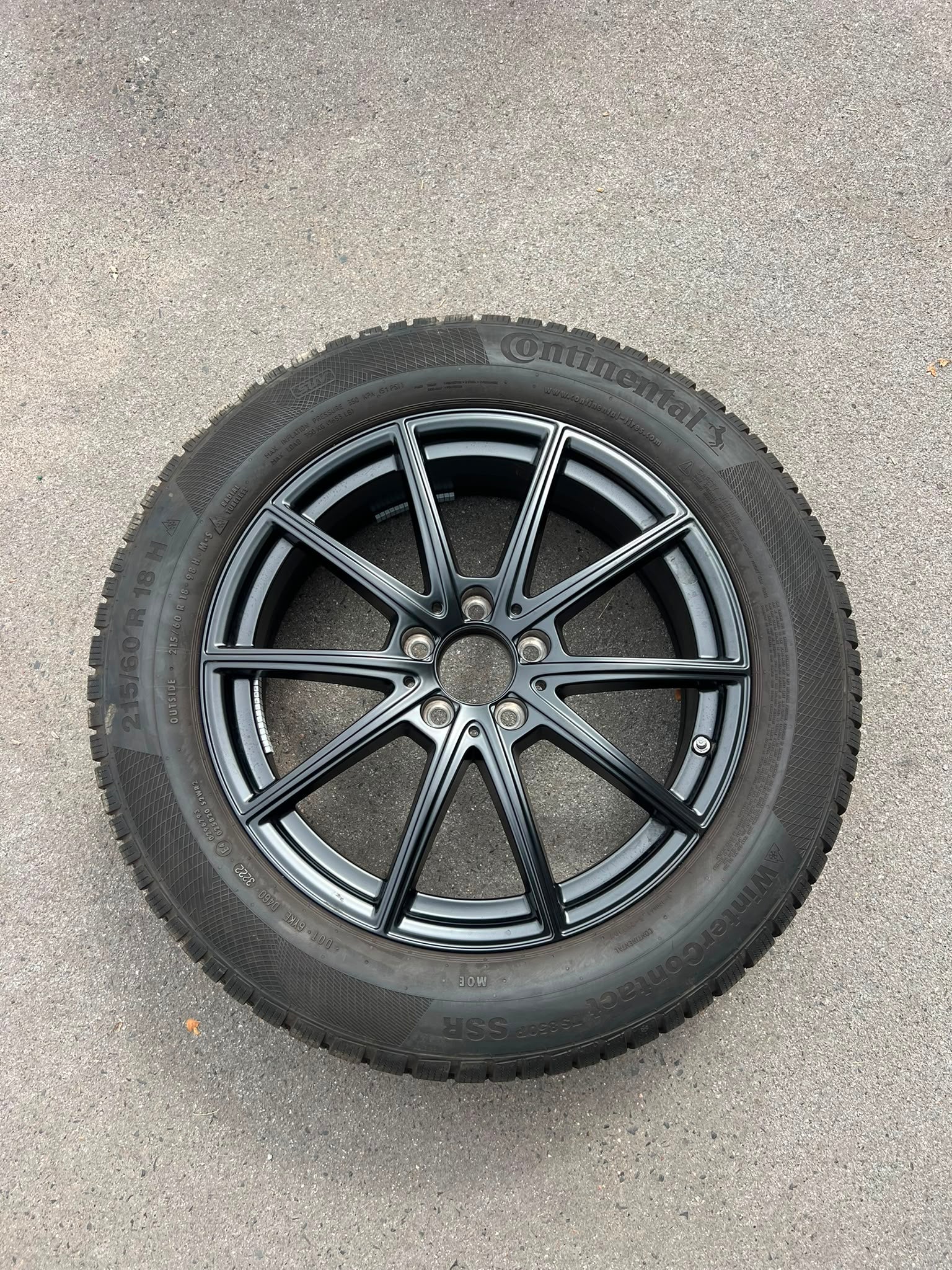 Original Mercedes GLA GLB H247 X247 Winterradsatz Kompletträder 18 Zoll A2474012600 – Originalfoto 3