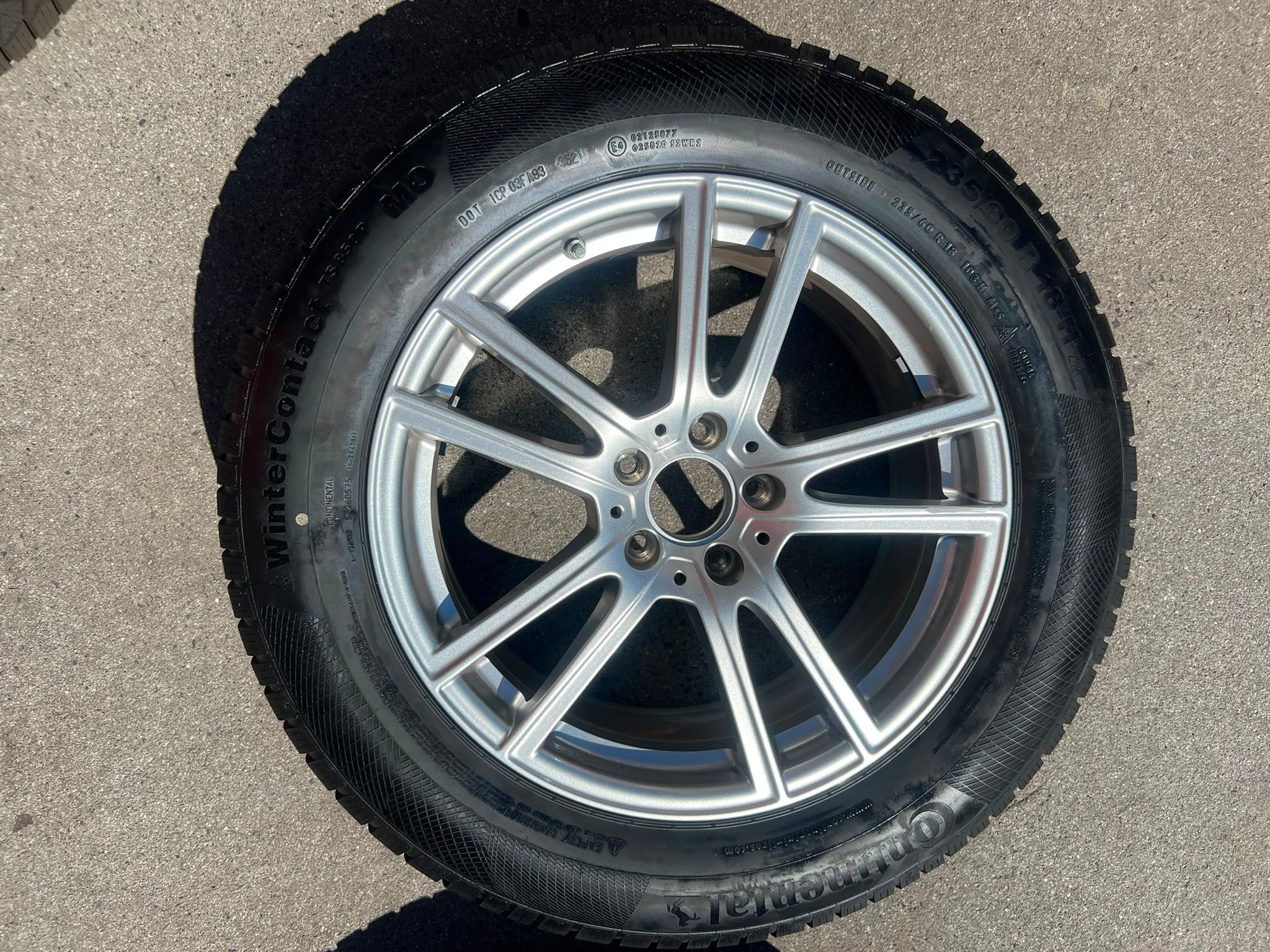 Original Mercedes GLC X254 C254 Winterradsatz Kompletträder 18 Zoll A2544014600 – Originalfoto 5