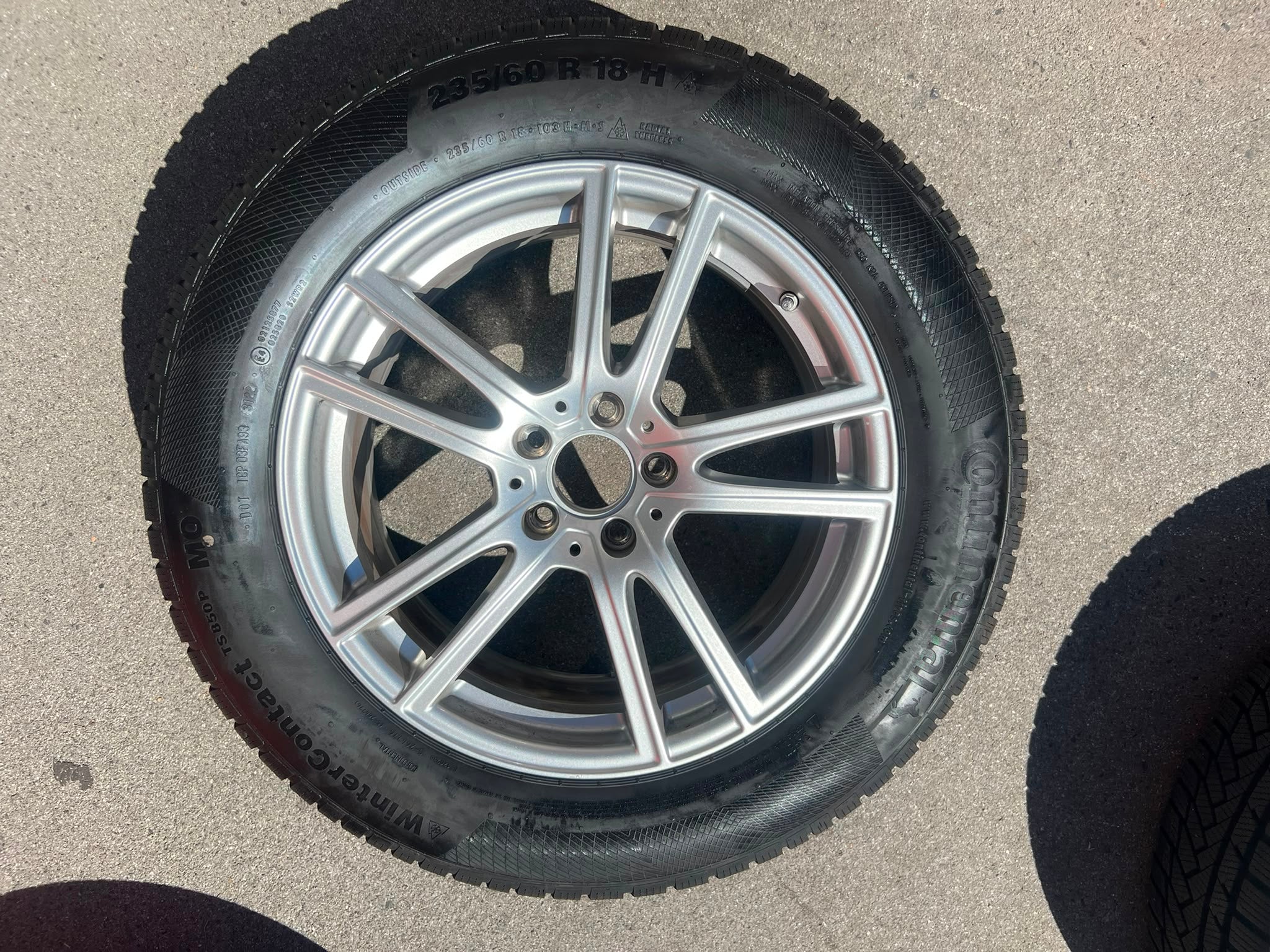 Original Mercedes GLC X254 C254 Winterradsatz Kompletträder 18 Zoll A2544014600 – Originalfoto 6
