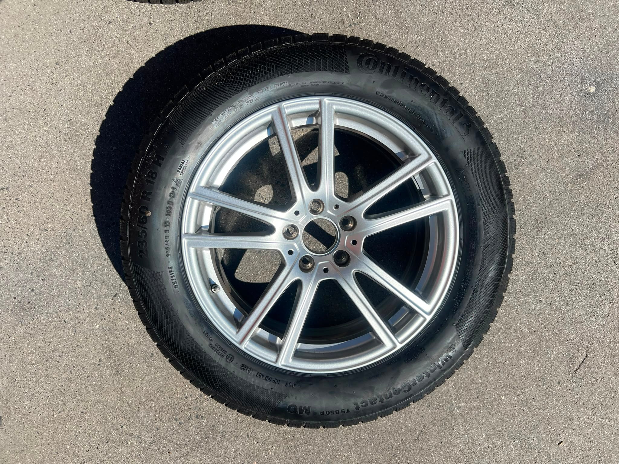 Original Mercedes GLC X254 C254 Winterradsatz Kompletträder 18 Zoll A2544014600 – Originalfoto 7
