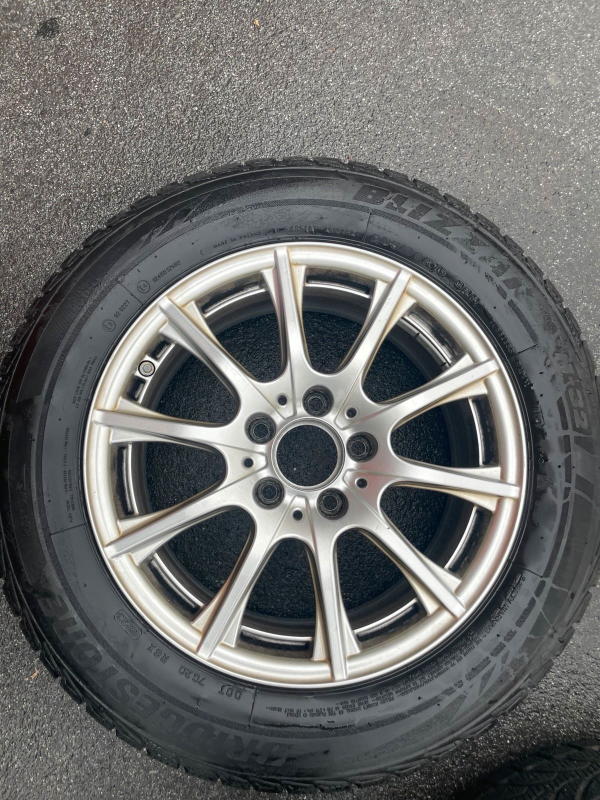 Mercedes C-Klasse W205 S205 Winterradsatz 07