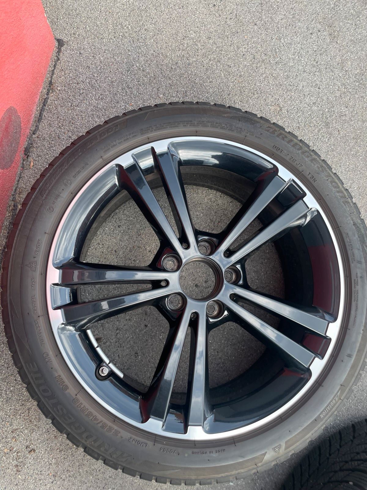 Original Mercedes CLA W177 W247 C118 Winterradsatz Kompletträder 18 Zoll A1774011300 – Originalfoto 10