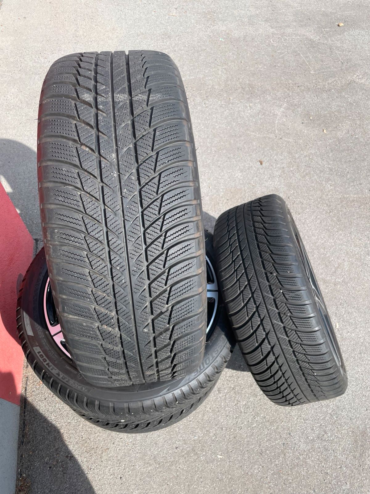 Original Mercedes A-Klasse B-Klasse CLA W177 C118 W247 X118 Winterradsatz Kompletträder 18 Zoll A1774010700 – Originalfoto 5