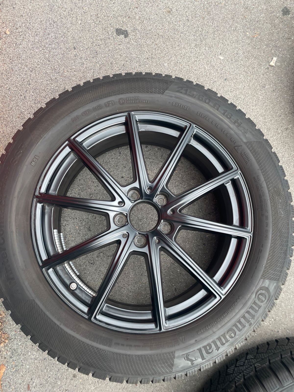 Original Mercedes GLA GLB H247 X247 Winterradsatz Kompletträder 18 Zoll A2474012600 – Originalfoto 8