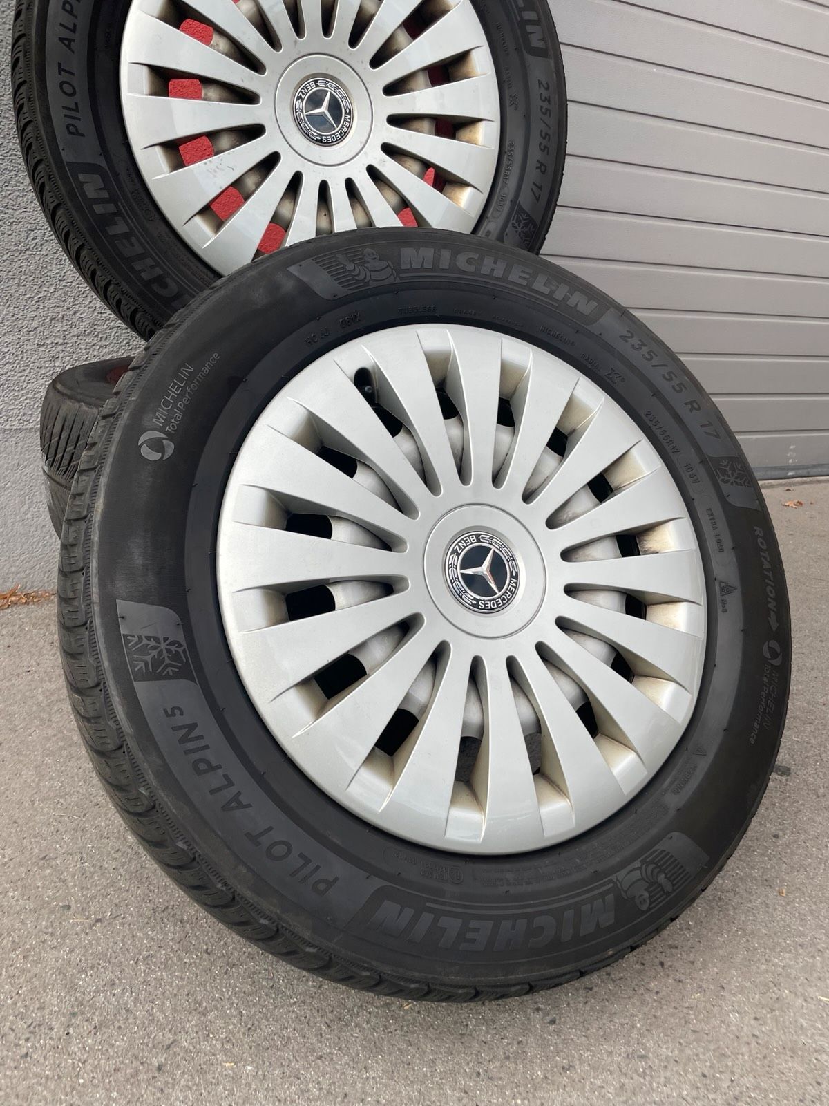 Original Mercedes V-Klasse Vito W447 Winterradsatz Kompletträder 17 Zoll A4474011700 – Originalfoto 3
