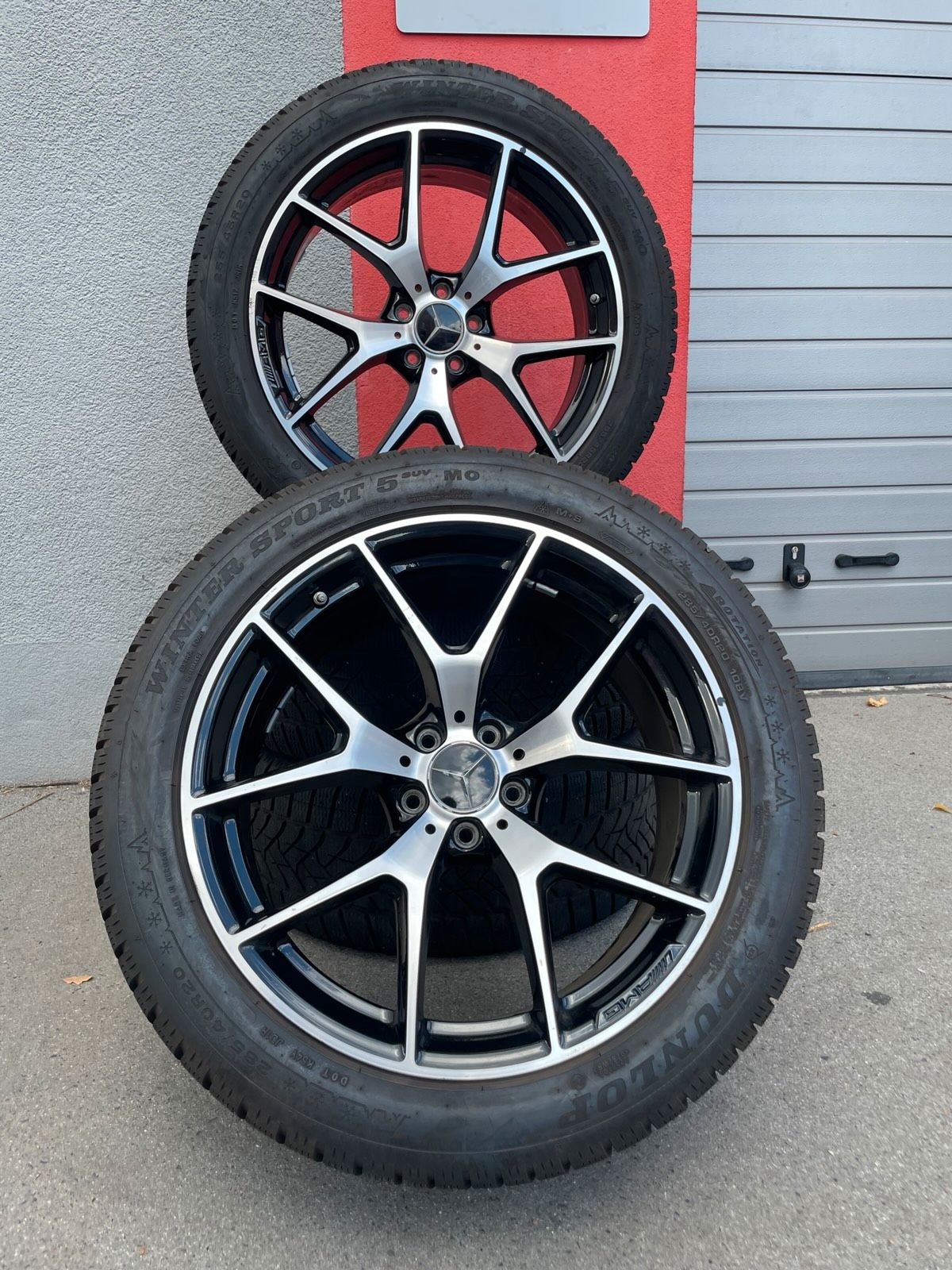 Original Mercedes AMG GLC X253 C253 X538 Winterradsatz Kompletträder 20 Zoll A2534015500/5600 – Originalfoto 1