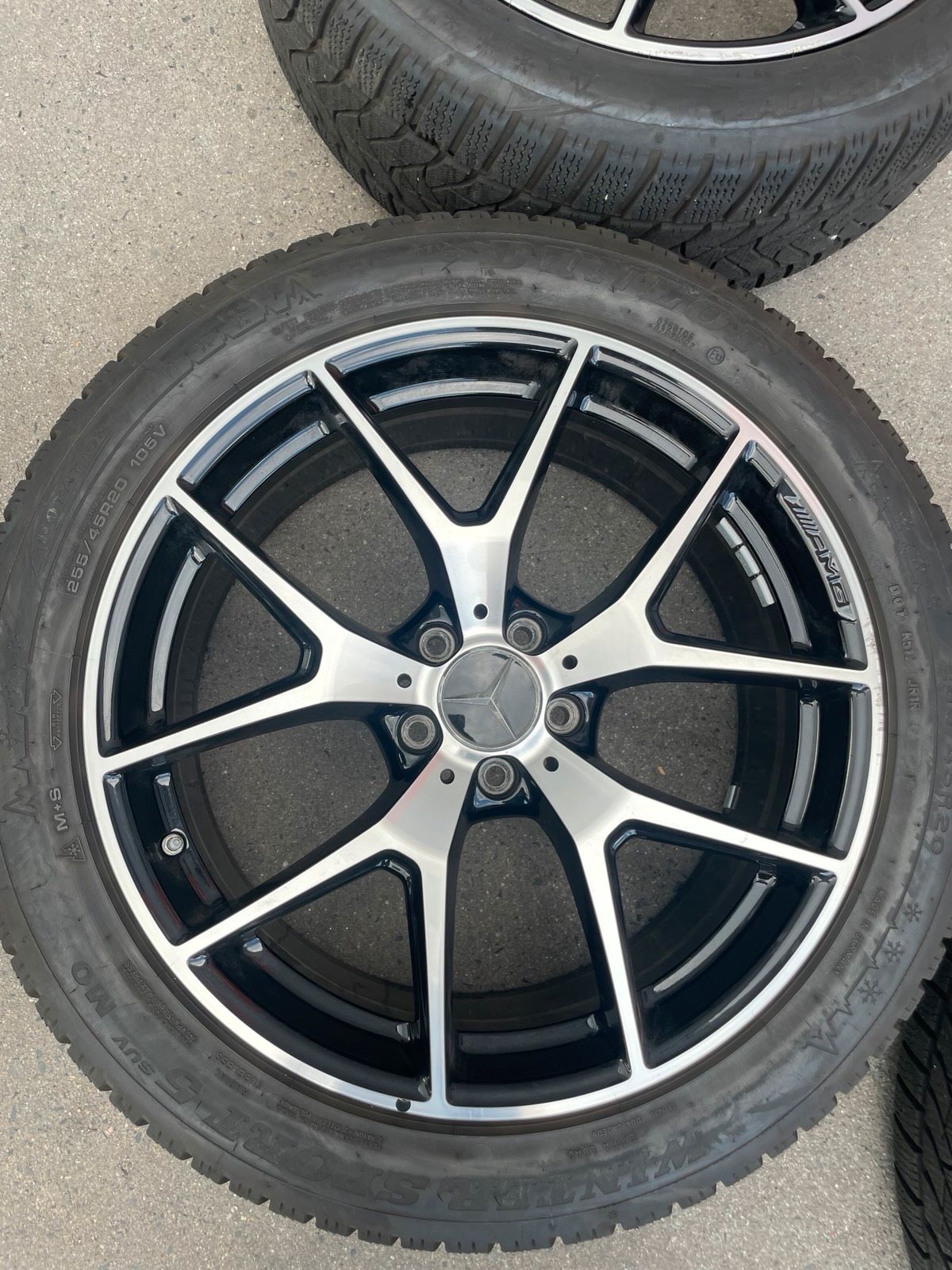 Original Mercedes AMG GLC X253 C253 X538 Winterradsatz Kompletträder 20 Zoll A2534015500/5600 – Originalfoto 8
