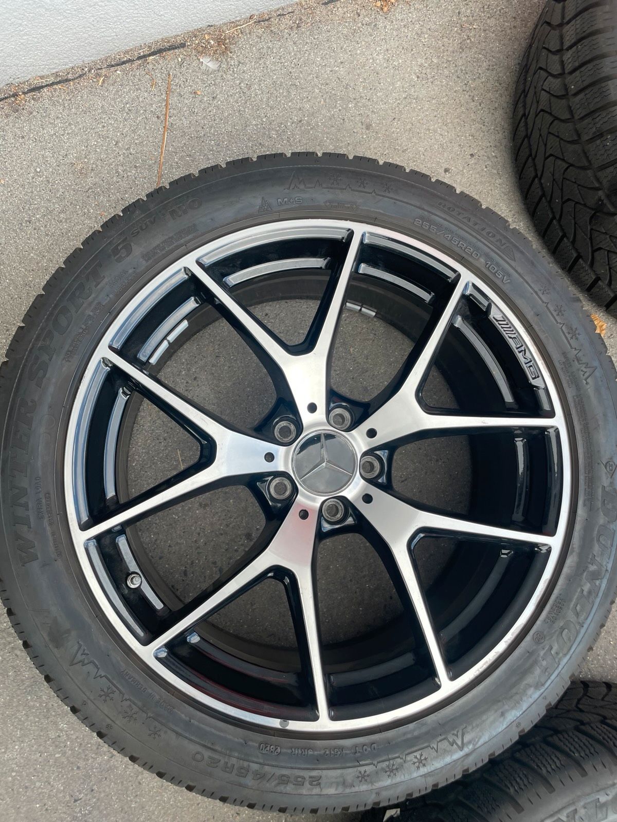 Original Mercedes AMG GLC X253 C253 X538 Winterradsatz Kompletträder 20 Zoll A2534015500/5600 – Originalfoto 9