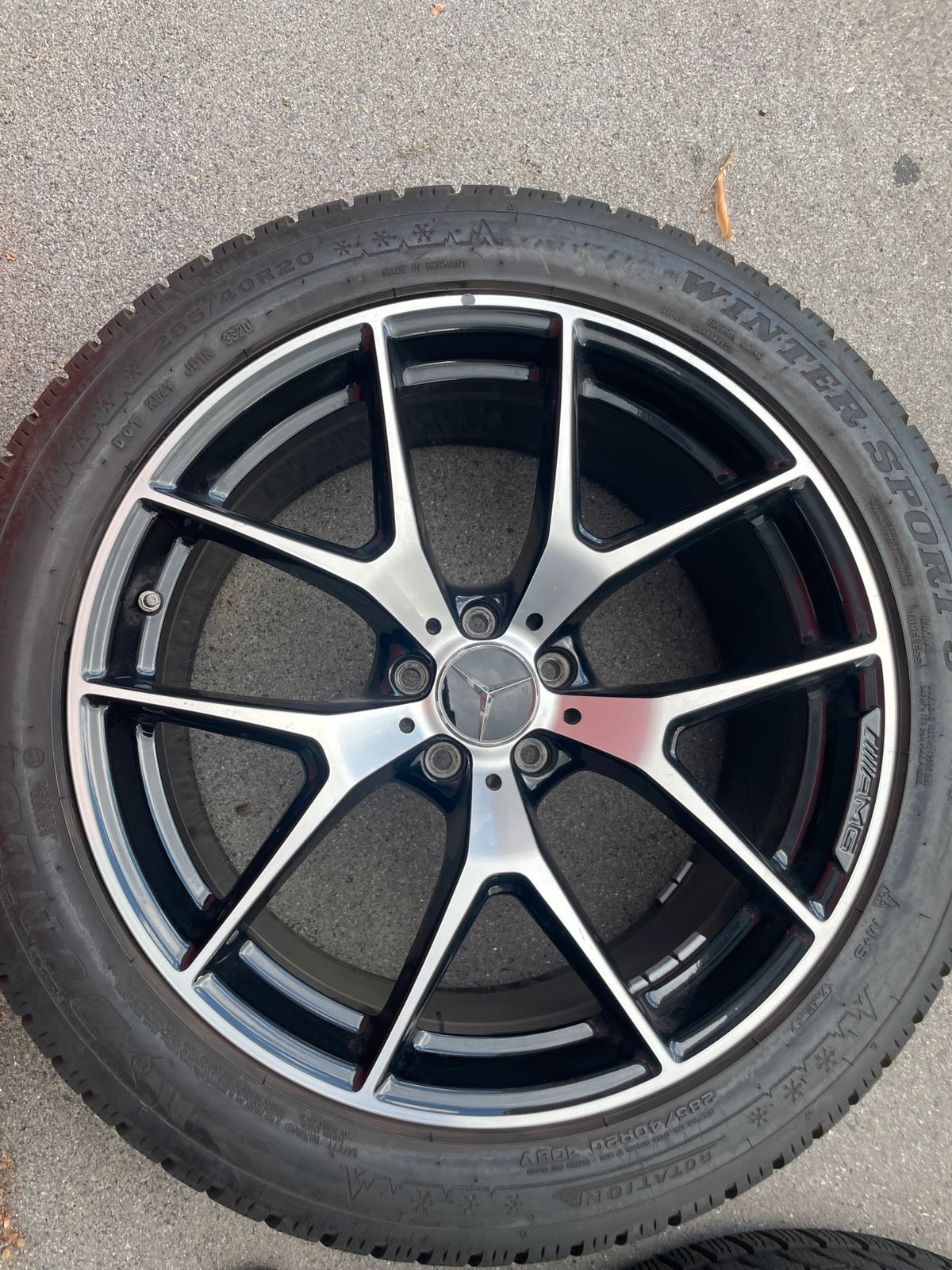 Original Mercedes AMG GLC X253 C253 X538 Winterradsatz Kompletträder 20 Zoll A2534015500/5600 – Originalfoto 10