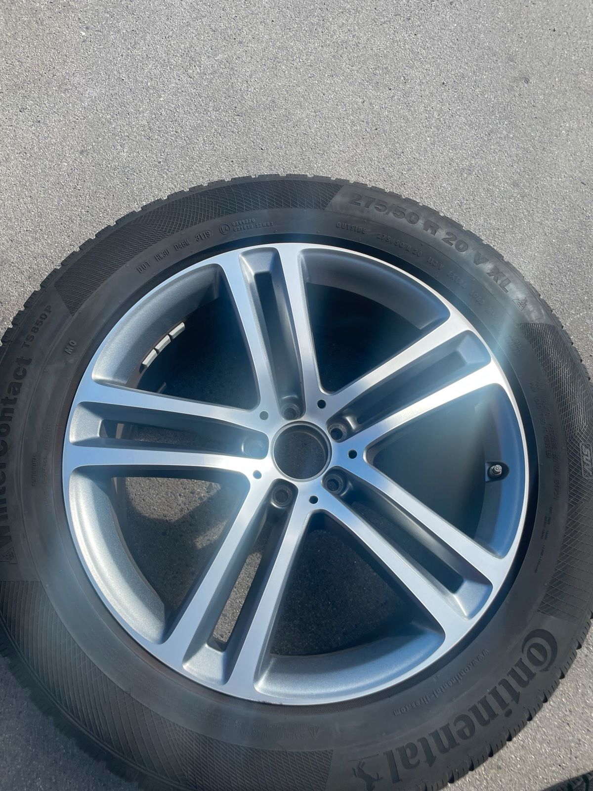Original Mercedes GLE W167 C167 V167 Winterradsatz Kompletträder 20 Zoll A1674012400/2500 – Originalfoto 9