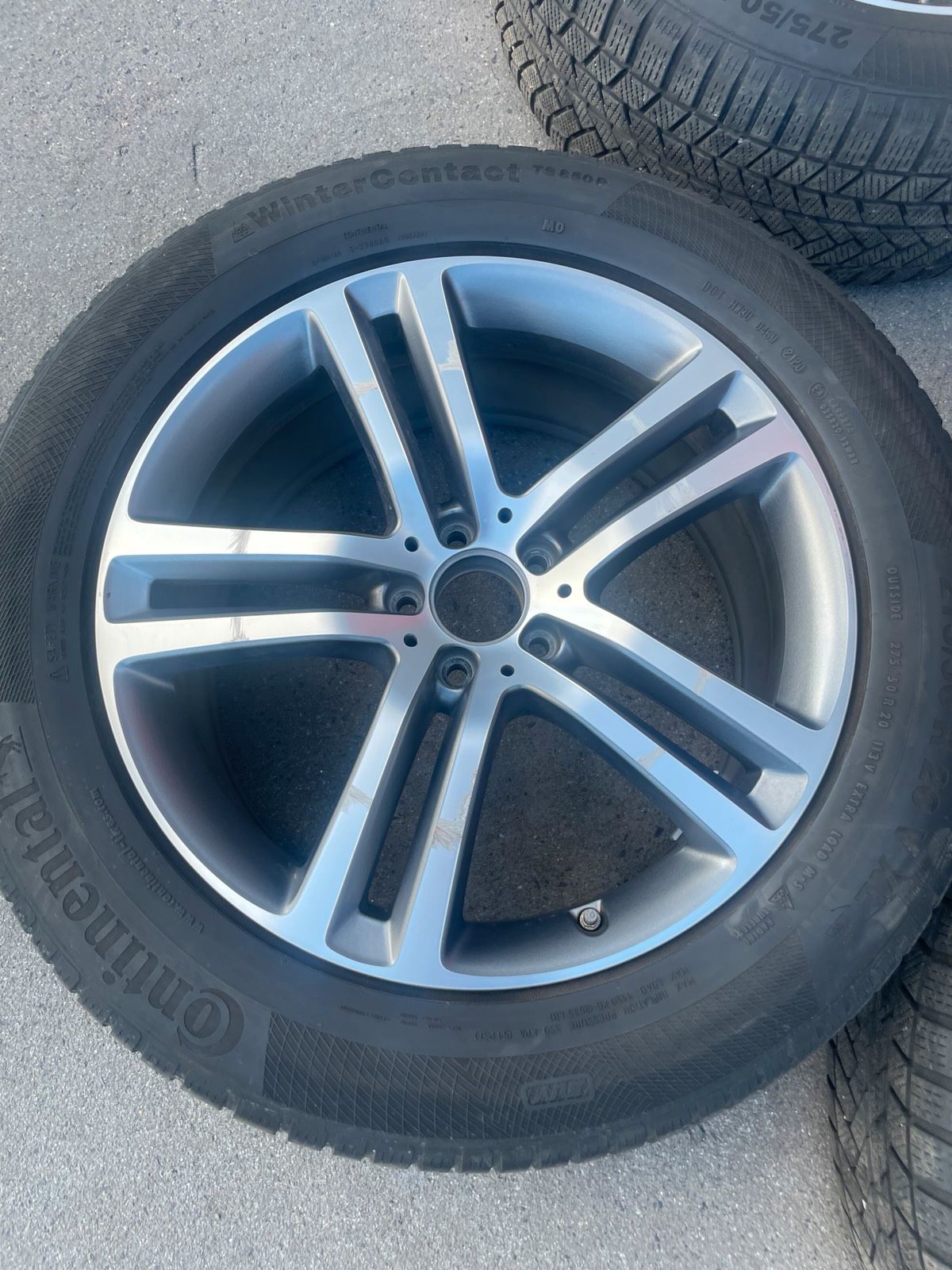 Original Mercedes GLE W167 C167 V167 Winterradsatz Kompletträder 20 Zoll A1674012400/2500 – Originalfoto 8