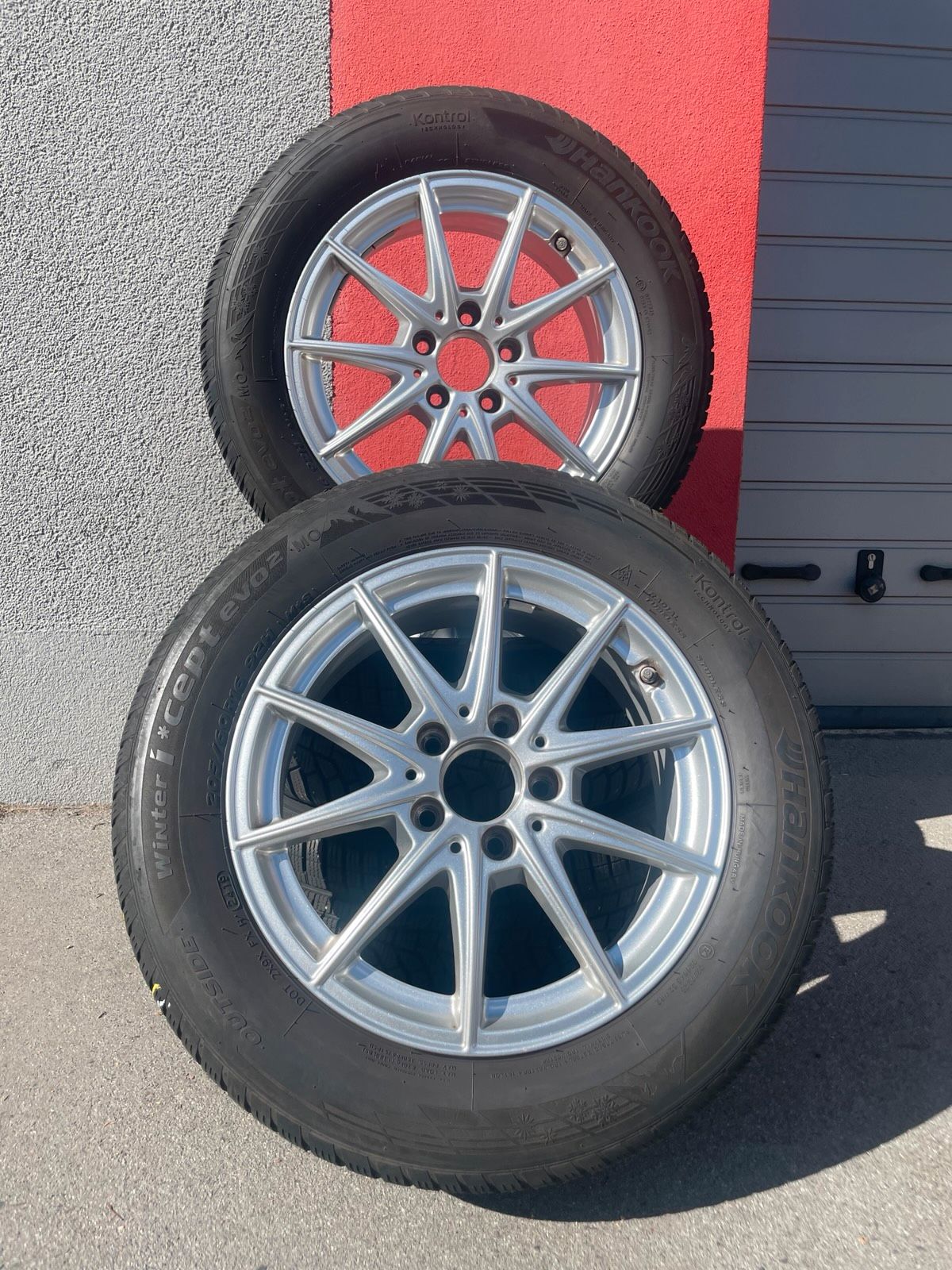 Original Mercedes A-Klasse B-Klasse CLA W177 W247 C118 Winterradsatz Kompletträder 16 Zoll A1774011100 – Originalfoto 1