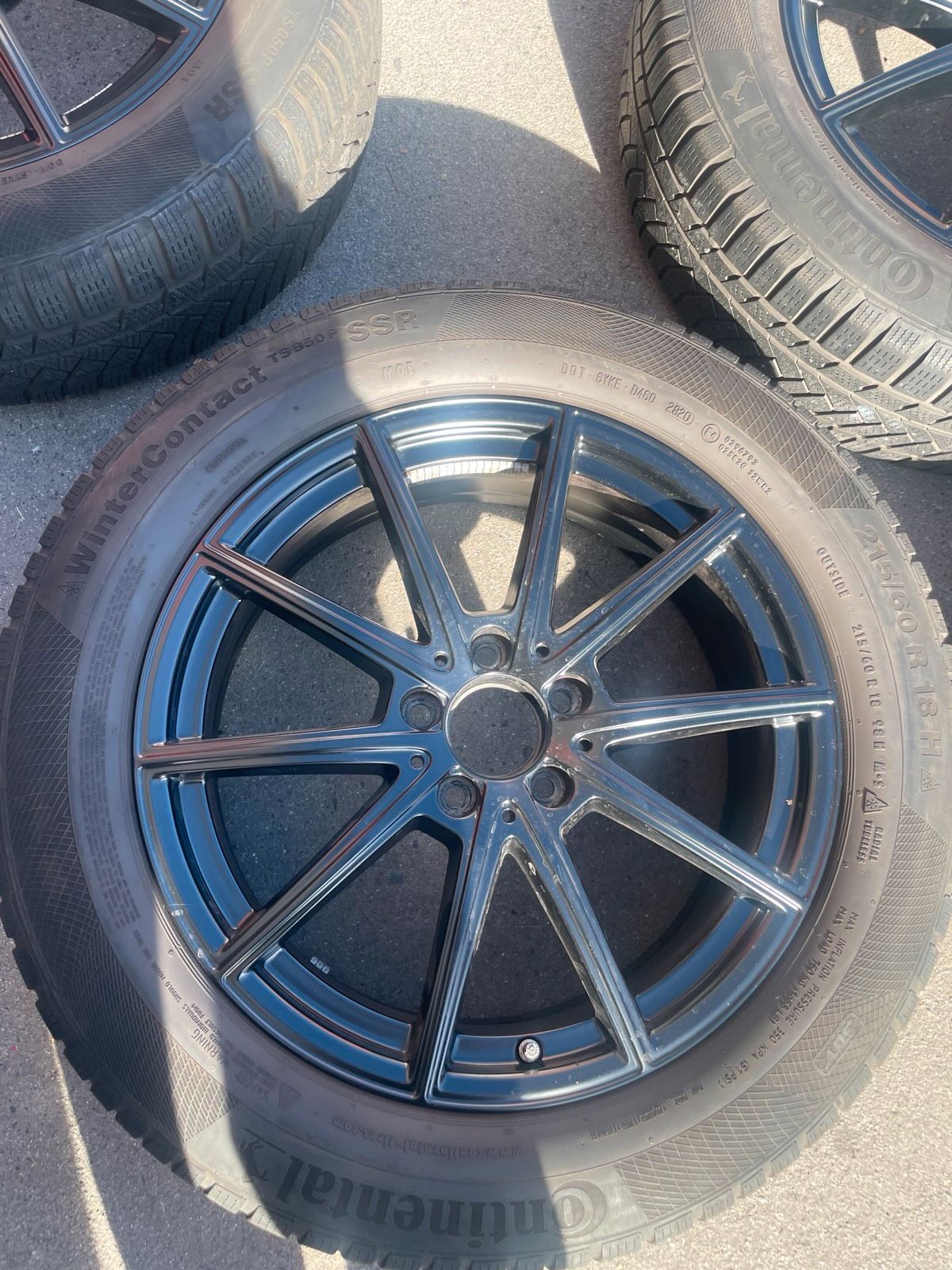 Original Mercedes GLA GLB H247 X247 Winterradsatz Kompletträder 18 Zoll A2474012600 – Originalfoto 8