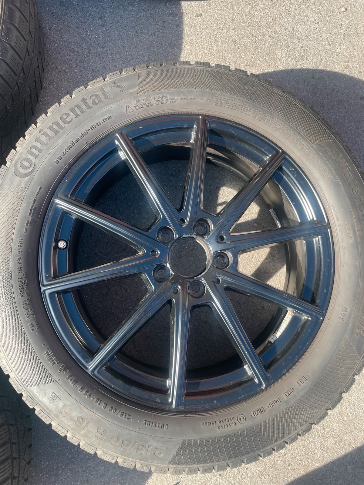 Original Mercedes GLA GLB H247 X247 Winterradsatz Kompletträder 18 Zoll A2474012600 – Originalfoto 10