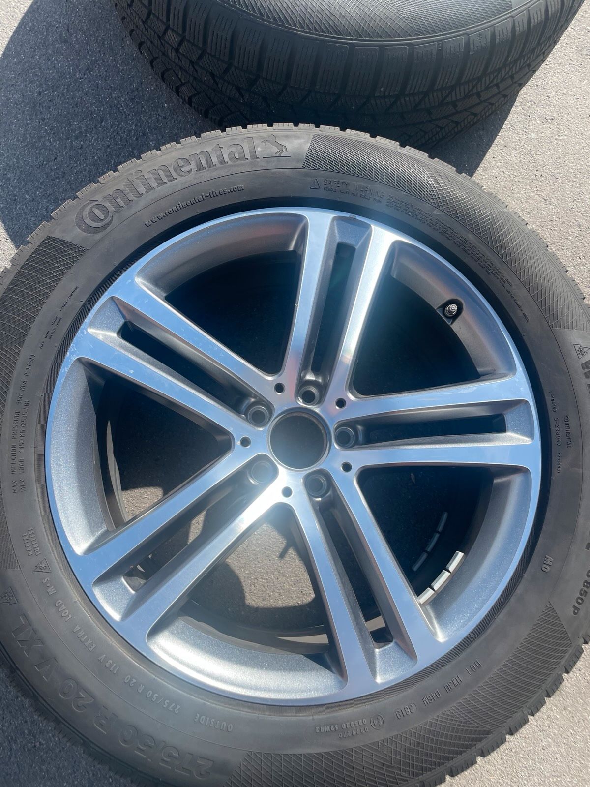 Original Mercedes GLE W167 C167 V167 Winterradsatz Kompletträder 20 Zoll A1674012400/2500 – Originalfoto 9