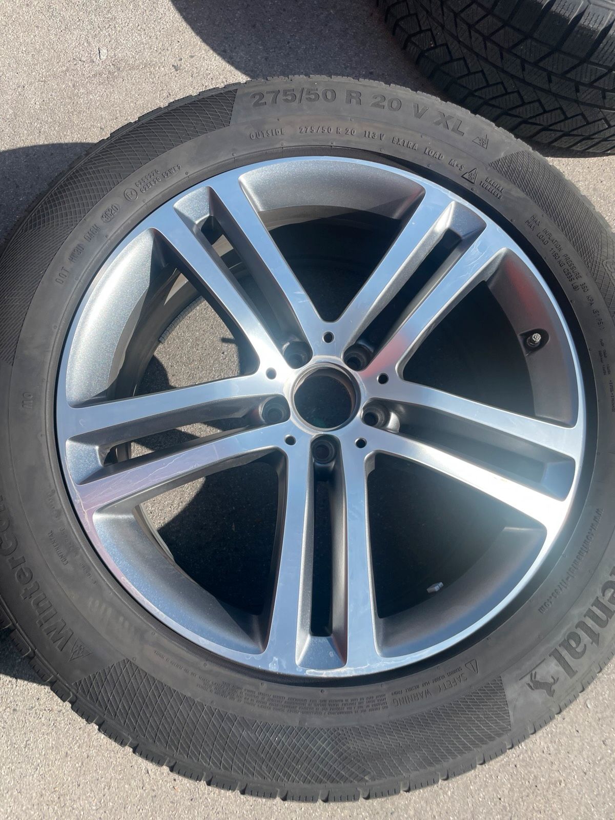 Original Mercedes GLE W167 C167 V167 Winterradsatz Kompletträder 20 Zoll A1674012400/2500 – Originalfoto 7