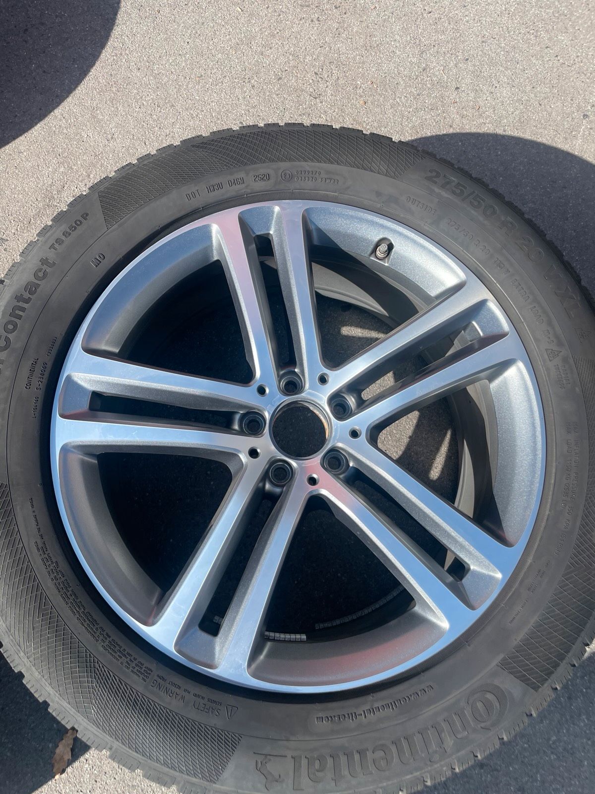 Original Mercedes GLE W167 C167 V167 Winterradsatz Kompletträder 20 Zoll A1674012400/2500 – Originalfoto 9