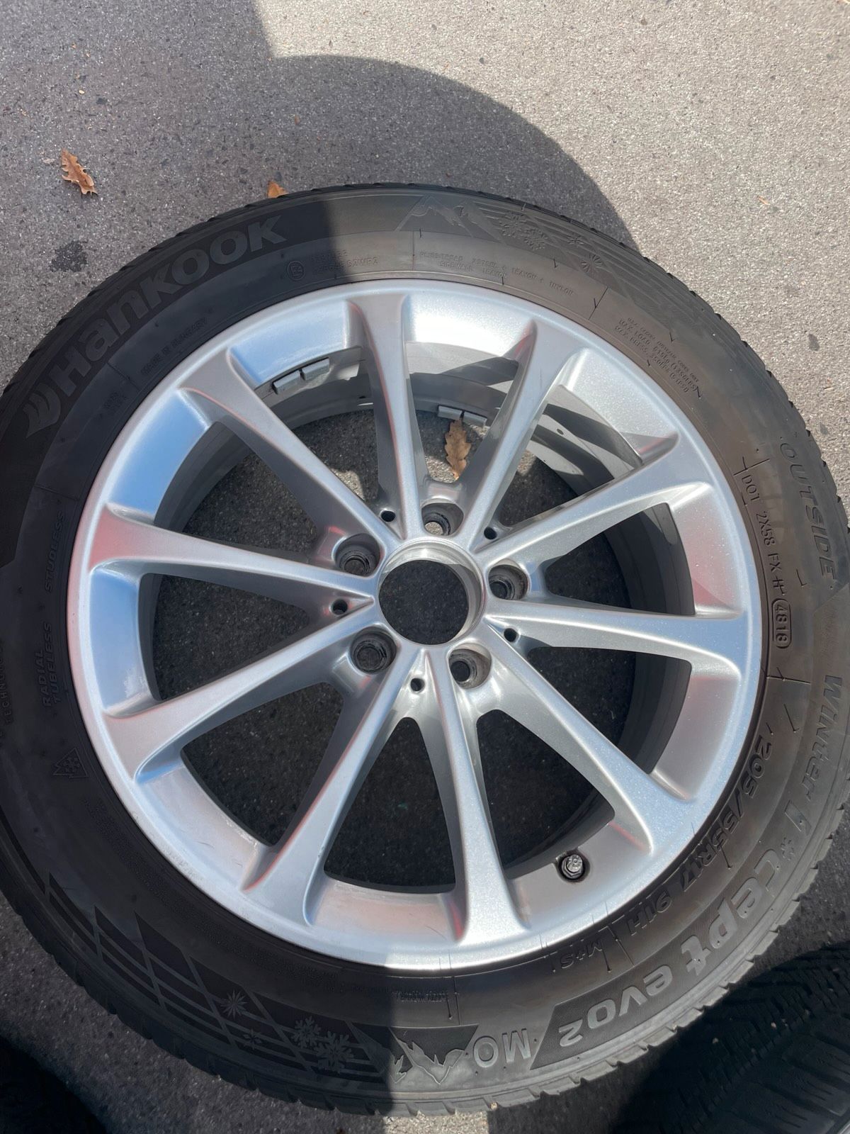 Original Mercedes A-Klasse B-Klasse CLA W177 W247 C118 Winterradsatz Kompletträder 17 Zoll A1774010300 – Originalfoto 11