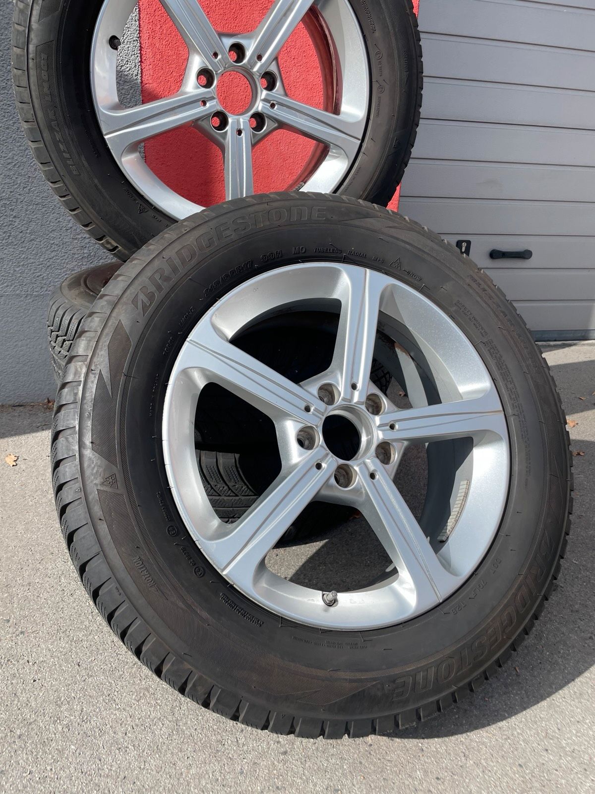 Original Mercedes GLA GLB H247 X247 Winterradsatz Kompletträder 17 Zoll A1774011200 – Originalfoto 3