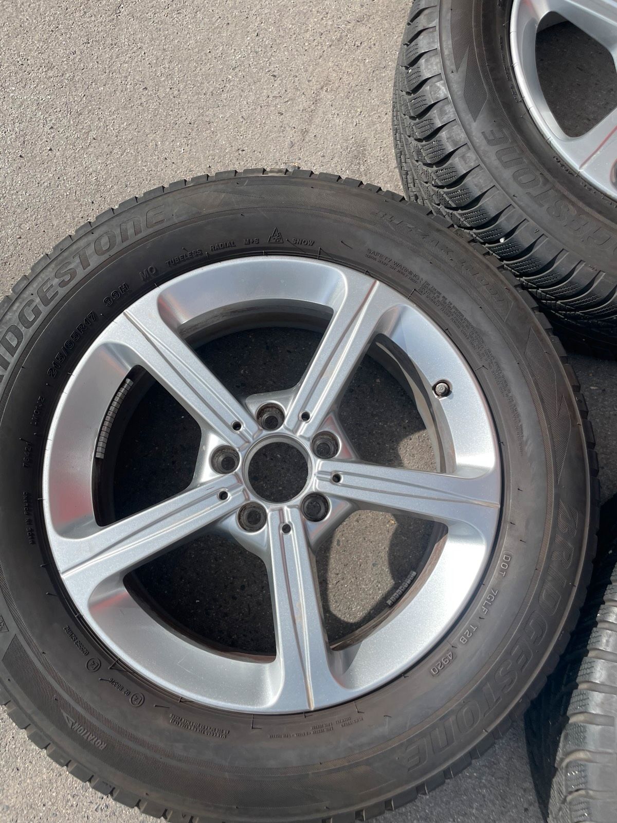 Original Mercedes GLA GLB H247 X247 Winterradsatz Kompletträder 17 Zoll A1774011200 – Originalfoto 9