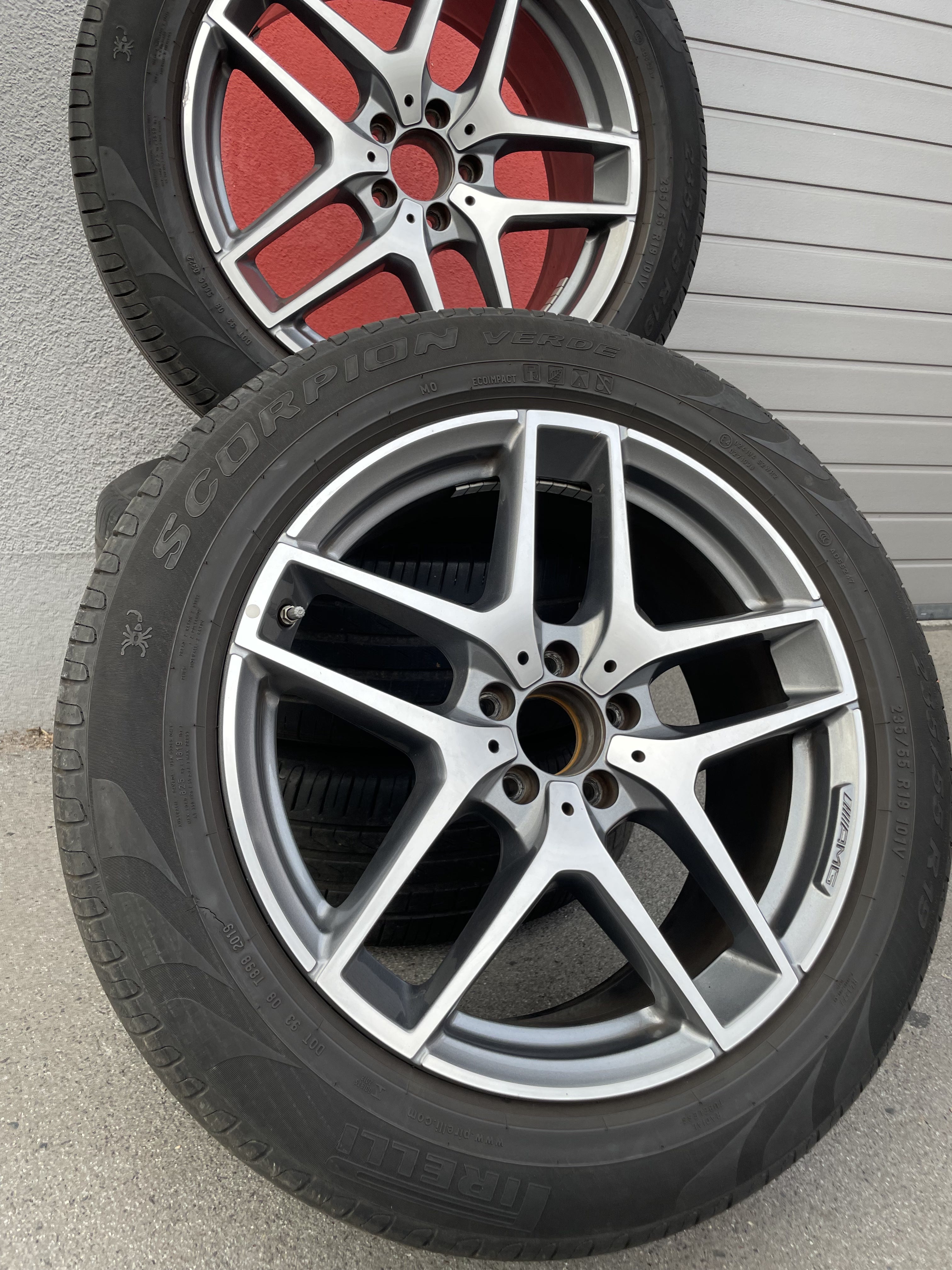 Original Mercedes AMG GLC X253 C253 Sommerradsatz 19 Zoll A2534011800 W566 Bild 3