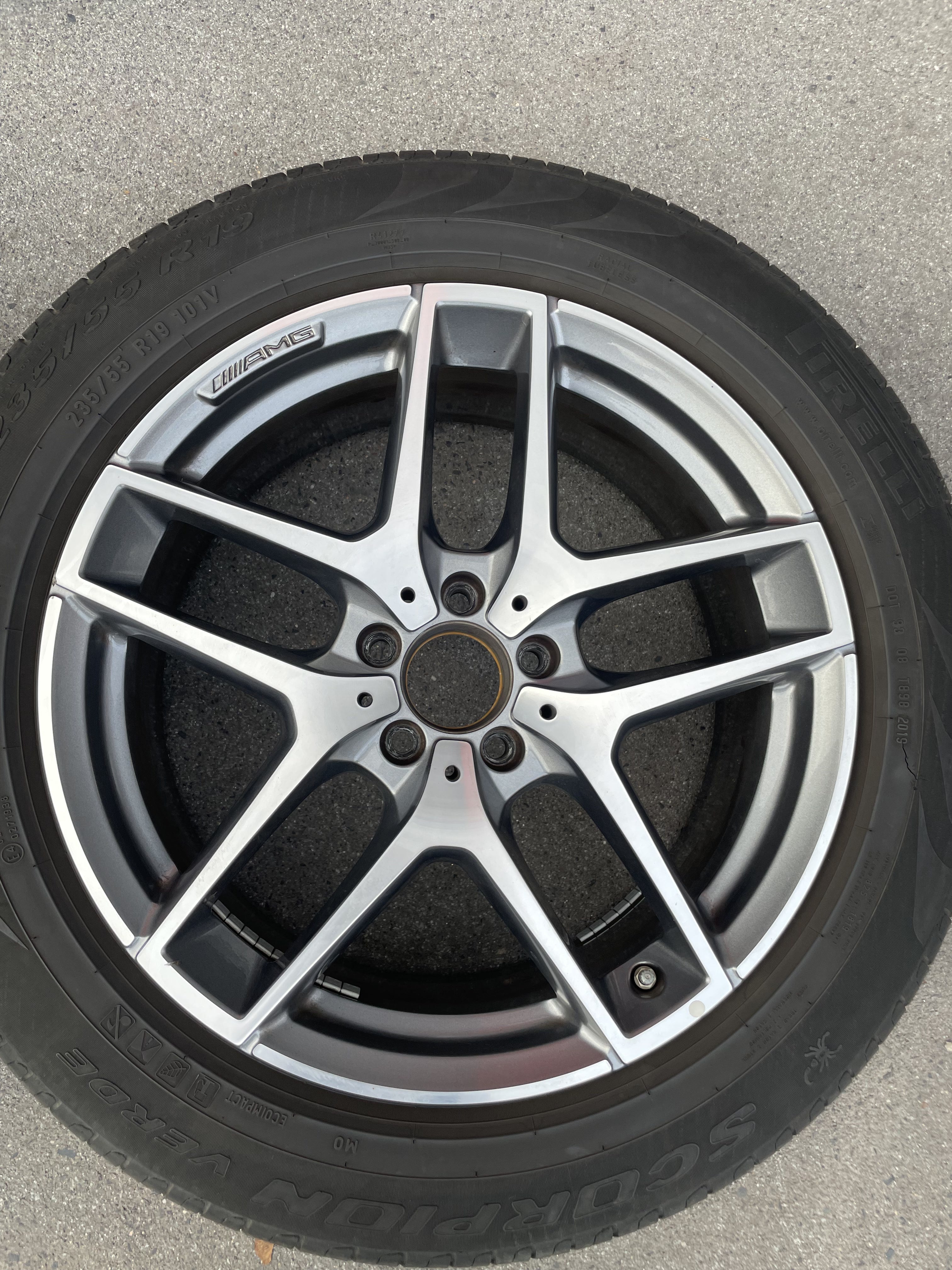 Original Mercedes AMG GLC X253 C253 Sommerradsatz 19 Zoll A2534011800 W566 Bild 6