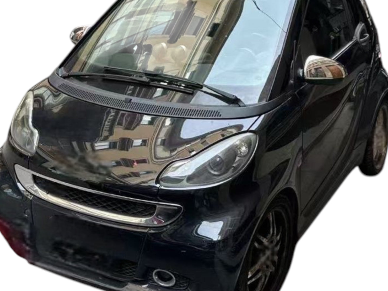 Chrome grille frame for Smart ForTwo 451 Facelift (2012–2014)