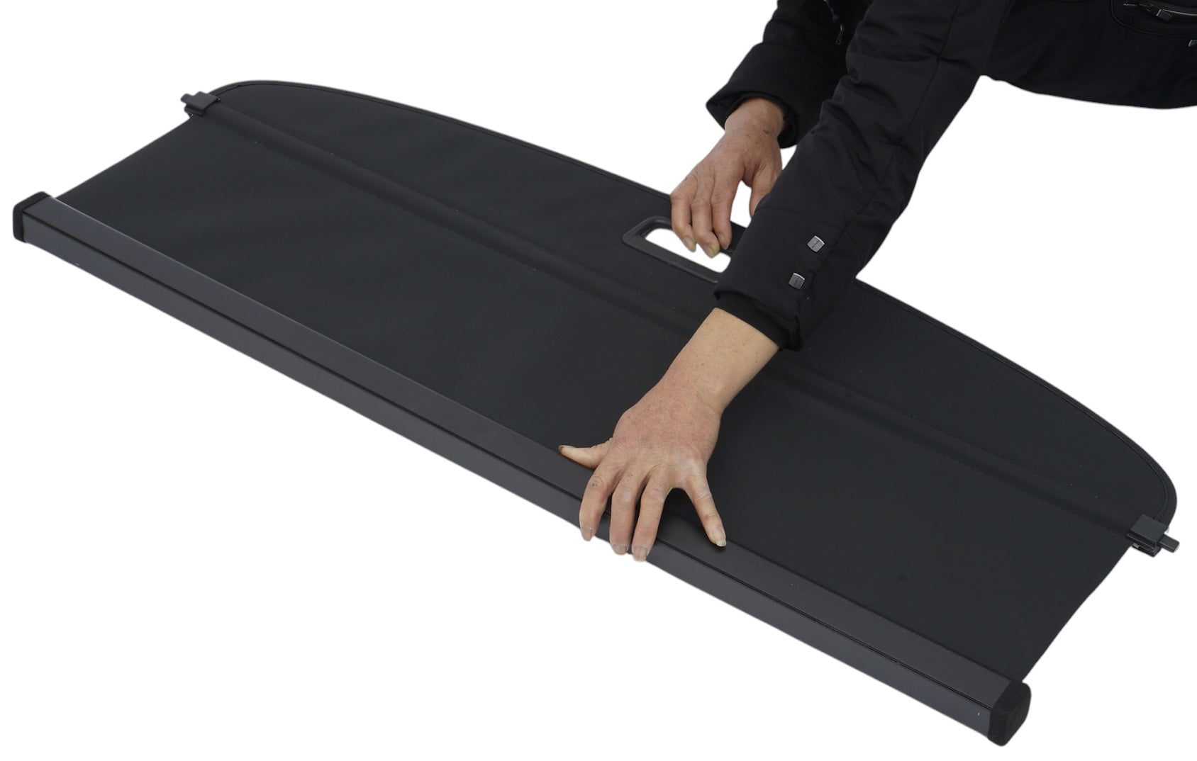 Laderaumabdeckung / Kofferraumabdeckung Rollo Hutablage für VW Touran 1T (2003–2015) ausziehbar