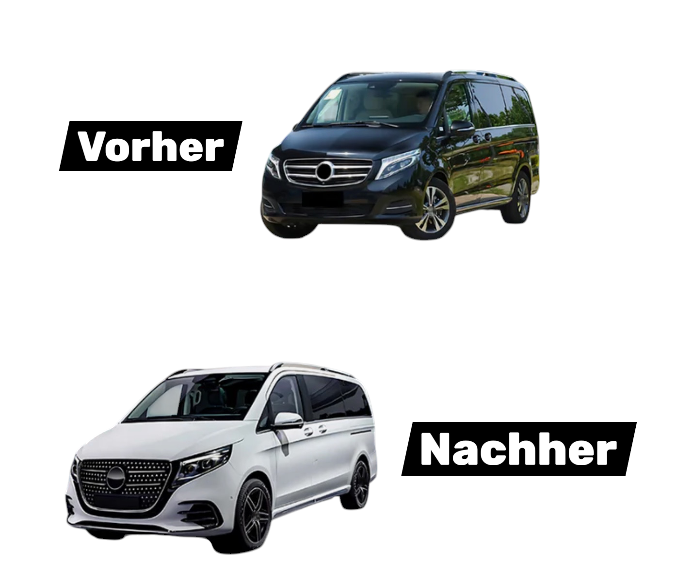 FACELIFT Mopf PAKET BODYKIT für V-Klasse W447 ab 2014 auf 2025 AMG Optik Look